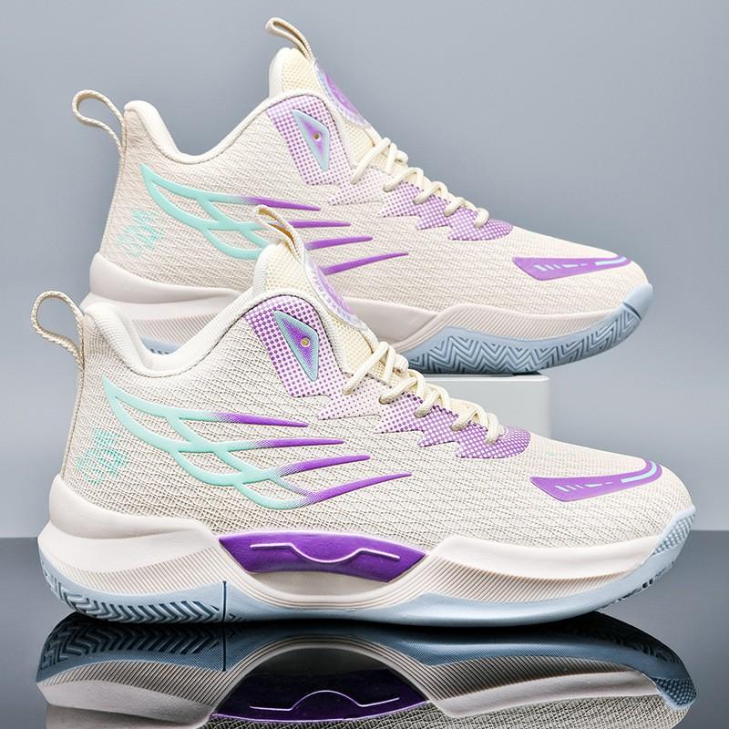 Youth High-Top Basketball Shoes Court Play - TPU Upper MD Sole Lightweight Cushioning Unisex Size 35-45