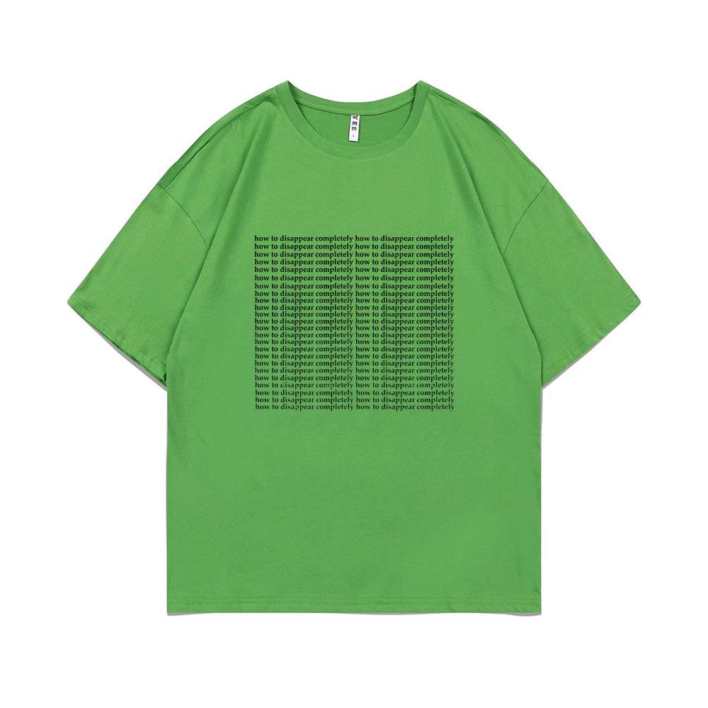 

Британская рок-группа Radiohead Как исчезнуть полностью Футболка с принтом логотипа из букв Мужская Женская Модная Оверсайз Футболка с коротким рукавом 2XL