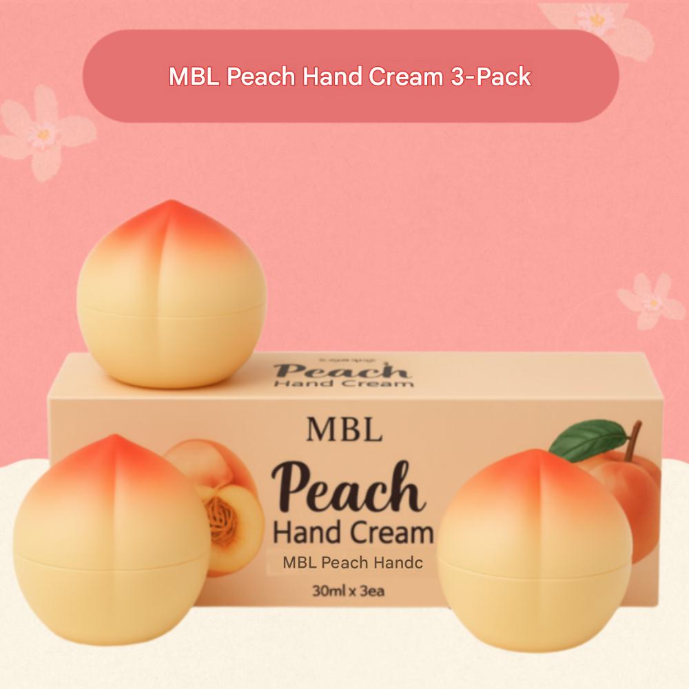MBL Peach Hand Cream 3 X 30g