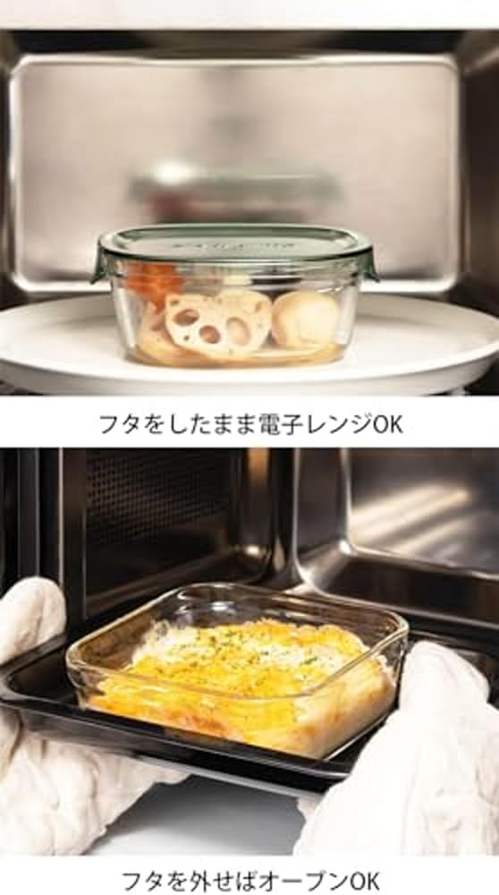 Iwaki Urban Clear Glass Set de Rangement de Pack Récipients Résistants à la Chaleur, 7, & Range, F-PRN7-UCL