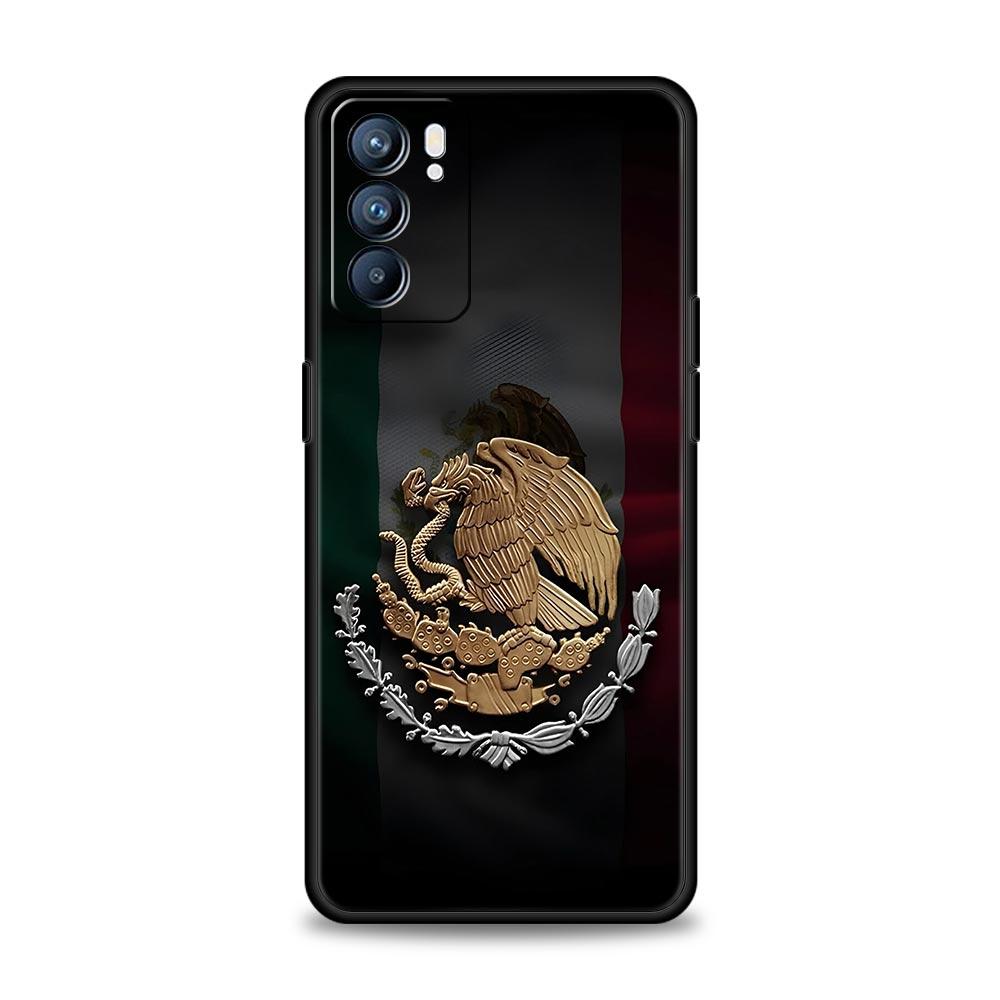 Mexico National Flag Phone Case For Oppo Reno13 Reno12 Reno11 F Reno10 Pro A54 5G Find X5 A53 A52 A9 A17 4G A79 A80 A98 Cover