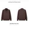 Men's Pullover Stand-Collar Thermal Fleece Sweatshirt