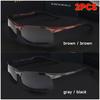 Ultra Light Aluminum Magnesium Sport Sunglasses Men UV400 Gold Rectangle Driving Sun Glasses Outdoor