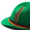 Retro Style Feather Hat Jazz Top Hat Cowboy Western Oktoberfest Hat Unisex