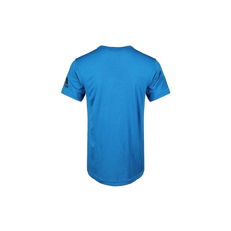 Men's adidas Training Sports Short Sleeve Blue T-Shirt CZ5426