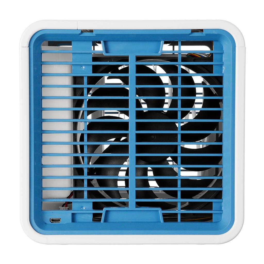 3 Speed LCD Mini Air Cooler Cool Cooling Fan Purify Humidifier 6 Colors LED NEW