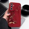 Funda con Patrón de Mármol Para Samsung S26 Ultra S25 Edge S24 S23 Plus S22 S21 FE A15 A16 A17 A35 A36 A54 A55 A56 A57 5G Textura de Cuero Funda Suave