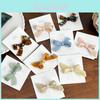 Elegant Vintage Acetate Duckbill Hair Clips With Bow For Sophisticated Hairstyles