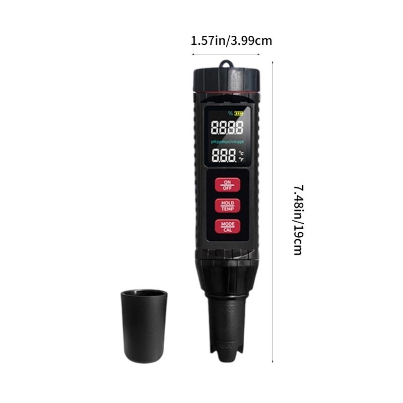 Water Quality Monitor Analyzers Tester LCD Color Screen Water Quality Testing Instrument Water Quality Analyzers
