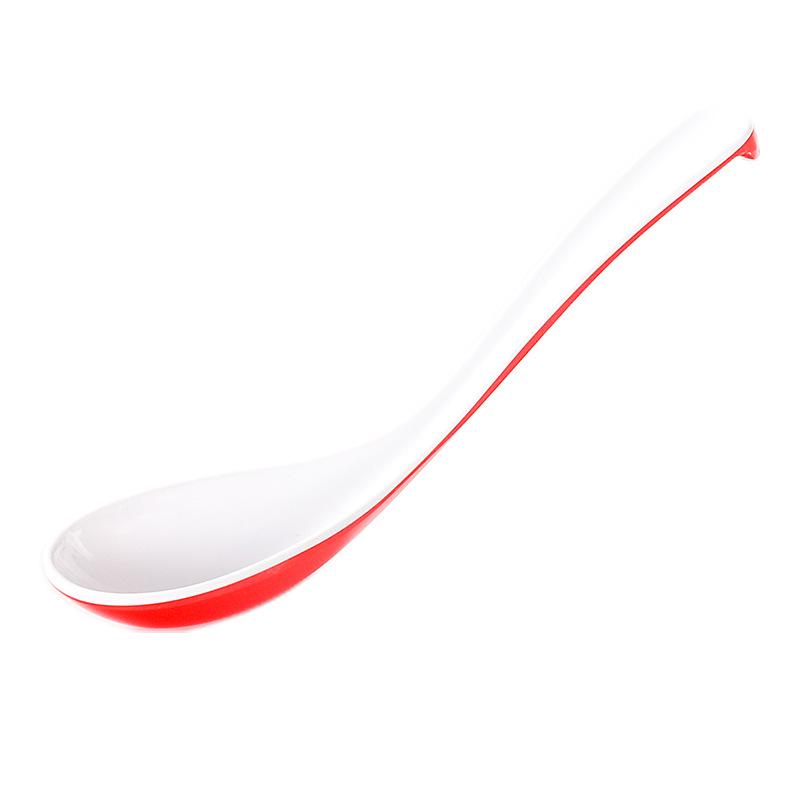 Xiangyuanmei Colorful Melamine Soup Spoon - Restaurant & Hotel Stirring Spoon, Imitation Porcelain, Plastic, for Hot Pot