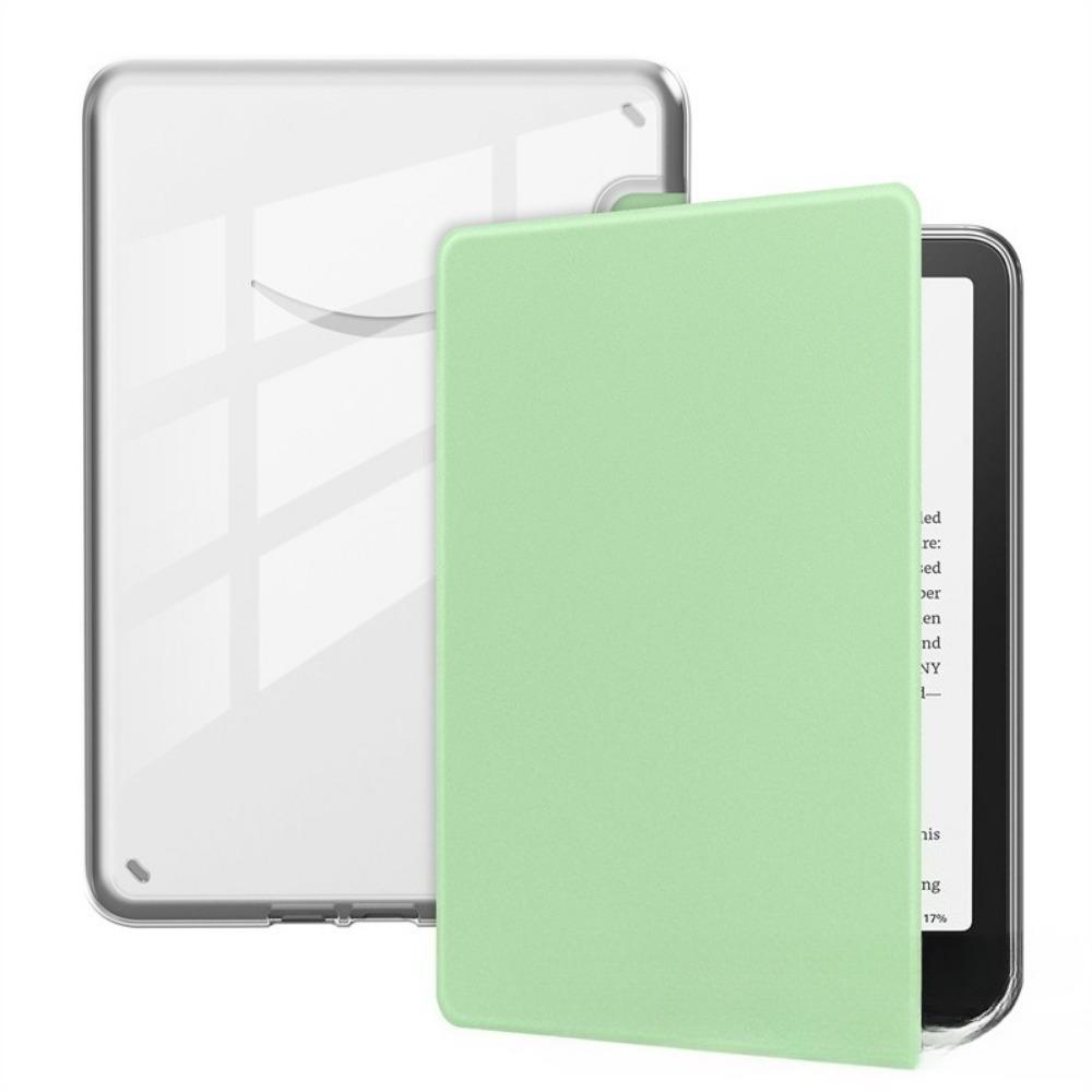 Premium Lederhülle für Kindle Paperwhite 6 5 4 3 2024 Edition mit Acryl-Abdeckung Oasis Hülle
