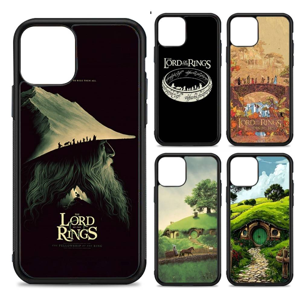 T-The L-Lords Of The R-Rings Phone Case Silicone PC+TPU For For iPhone  11 12 13 14 15 16 Plus Pro Max Cover