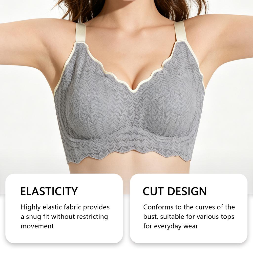 Zeriluna Breathable lace soft support seamless underwear Lightweight, non-restrictive, breathable fabric, skin-friendly underwear