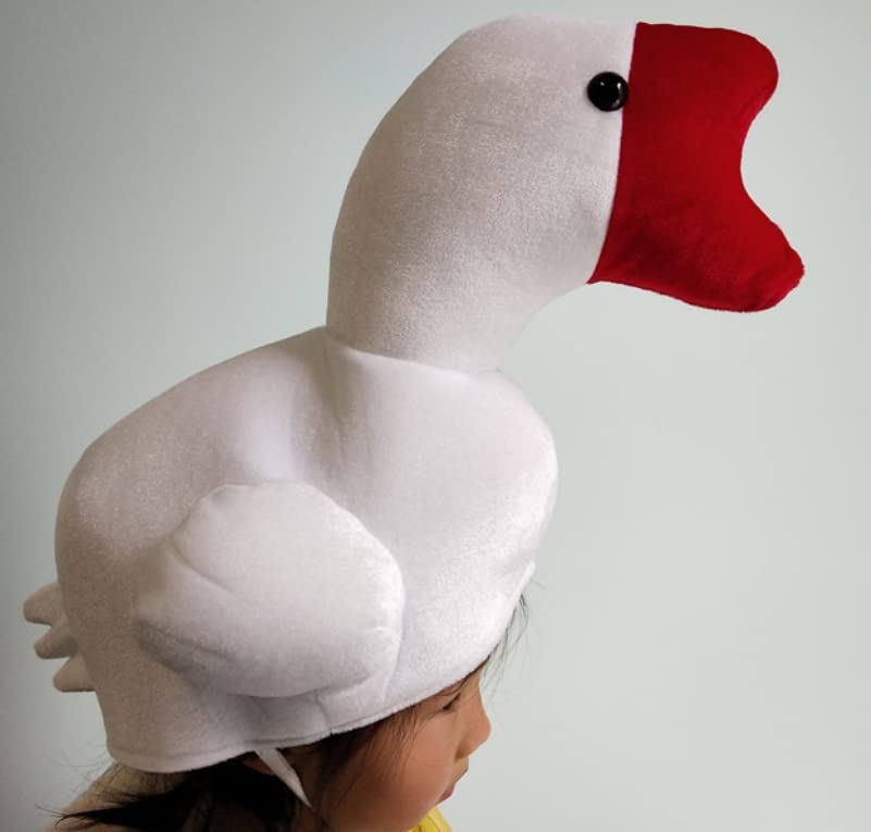 [DOKiDOKi] Swan, Stork, and Crested Ibis Hat, Cute and Moe, Cosplay, Transformation Mask, Headgear, Plush Kigurumi, Skit, Halloween, Duck, Bird, Swan