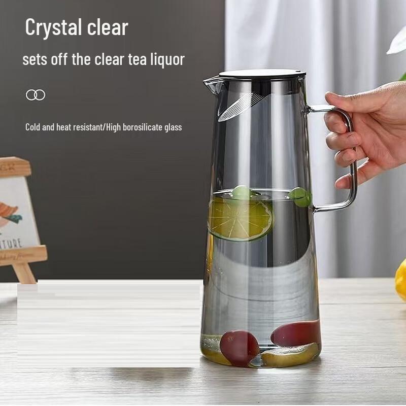 

Mr. Jian 1800ml High Borosilicate Glass Cold Water & Juice Pitcher Set