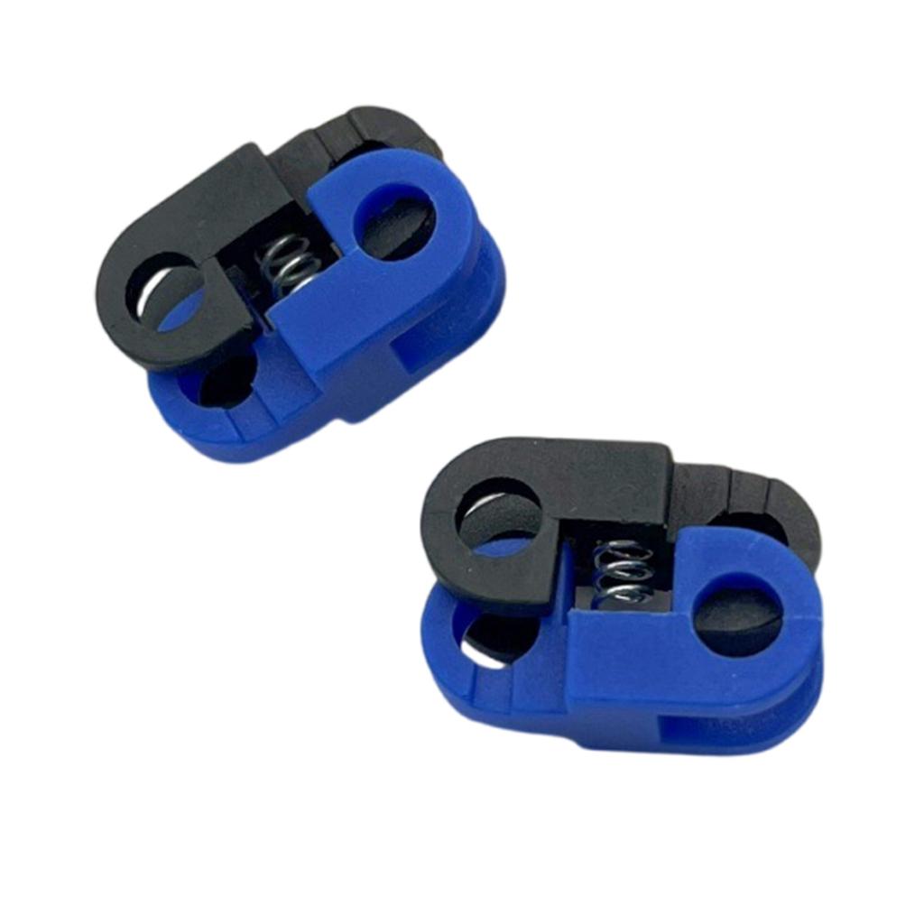 10pack Nylon Cord Locks Versatiles String Locks Fashionable Red Cord Stoppers for Clothing and Pants