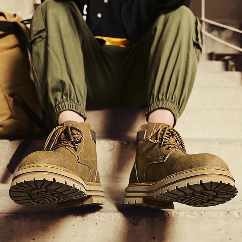 Autumn and Winter Men's Boots Trendy Minimalist Design Style Outdoor Leisure Business Party Motorcycle Classics Men's Shoes