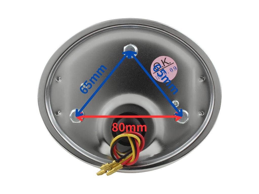POSH FAITH 031290-LR-10 Motorcycle Supplies, Z2 Type Tail Lamp Unit (LED Type), Universal LED/Red Lens