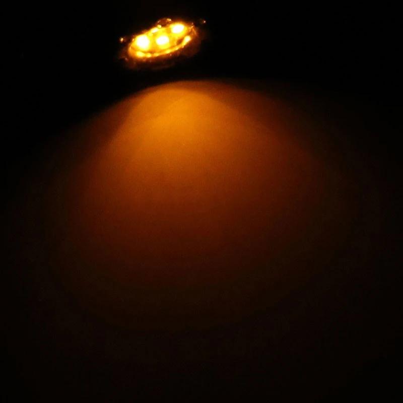 High Brightness Motorcycle LED Bullet Taillight Turn Signal Brake Lamp with Daytime Running Light Function