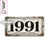 Tin Sign  Vintage Durable Metal Plaque Wall Decor Home Office Bar Man Cave European South American City Birth Year License P