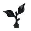 Ends Heads Curtain Pole Finials Imitation Iron Roman Rod Curtain Accessories   Home
