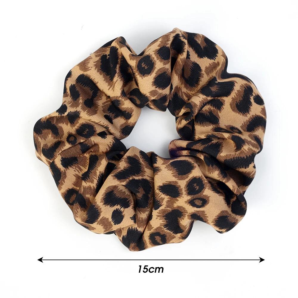 

Korean Leopard Print Hair Band High Elastic Large Hair Rope Ties Ponytail Holder Rubber Bands Women New Fashion Hair Accessory