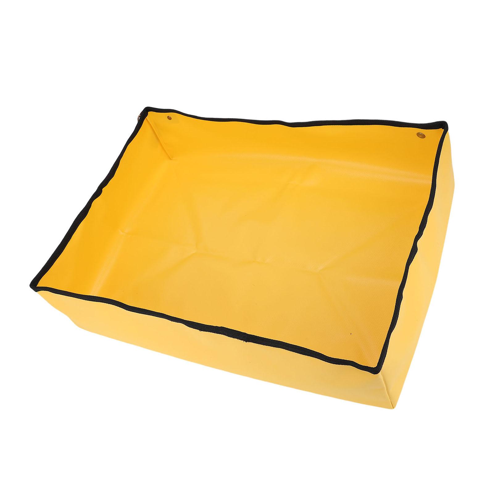 

Travel Cat Litter Box Portable Waterproofing Oxford Lining Foldable Litter Box for Camping Hotel Car Outdoor