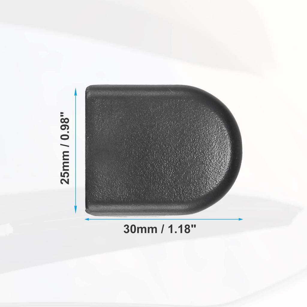 ACROPIX Rear Wiper Arm Nut Cover Cap for Toyota Rav4 Tacoma Black 1 Piece