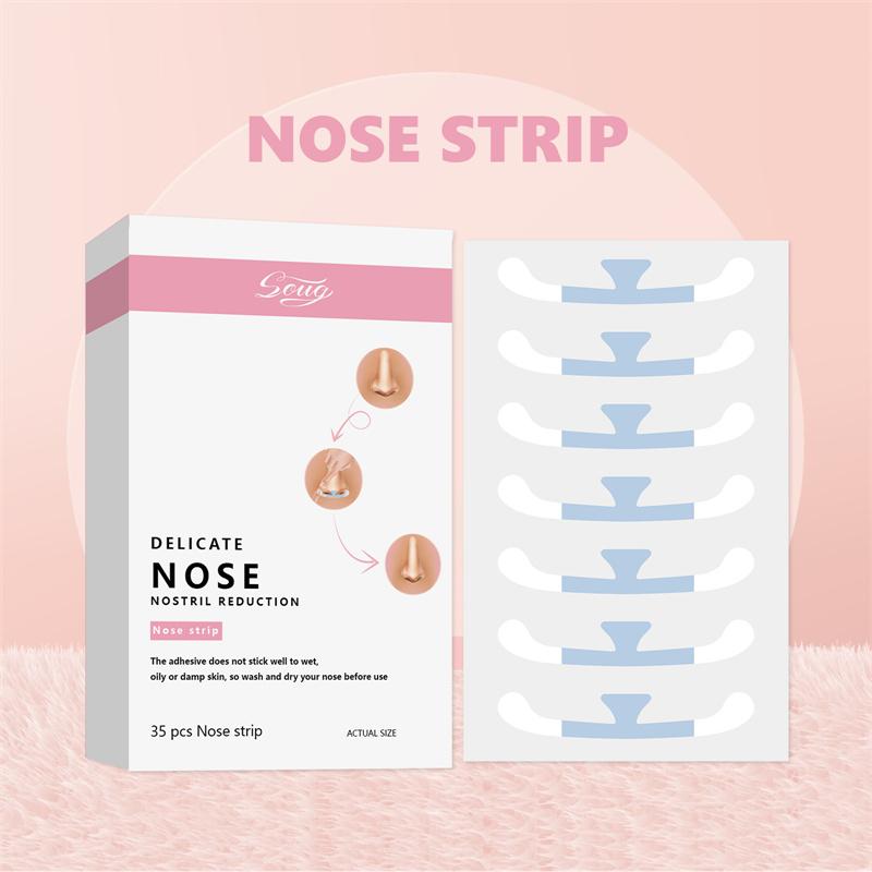 Cosplay Spesielle Nesekrympestrips Krymper Nesefløyene Liten Nese Smal Tynn Nese Usynlig Skjønnhet Krympende Nesefløyklistremerker
