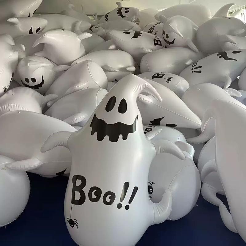 Cross-border Halloween Inflatable Pumpkin Ghost Tumbler Scene Decoration