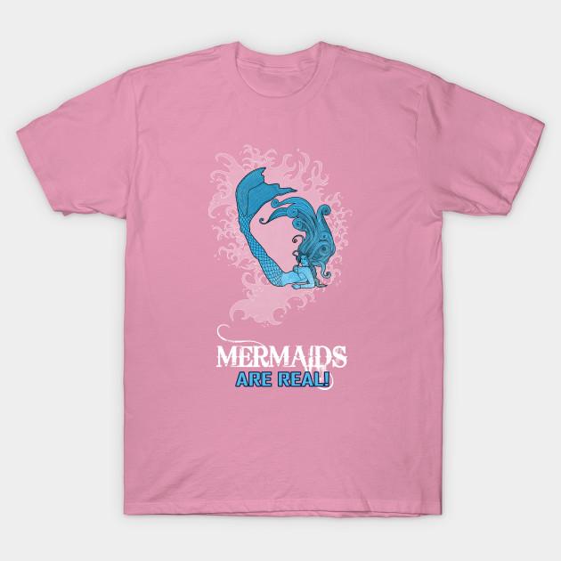 T-shirt Dam Sjöjungfrur Är Verkliga Harajuku Tryck Kawaii T-shirt Sommar Kortärmad Dam T-shirt Topp Tee