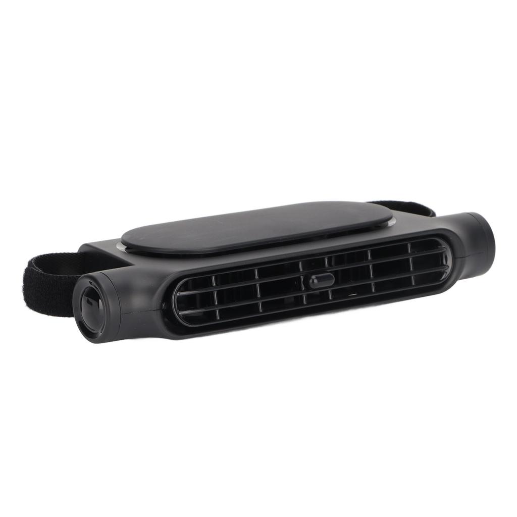 USB Backseat Car Fan 3 Wind Speeds Powerful Recirculating Air Low Noise Car Cooling Fan for