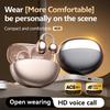 2025 M110 Rose Gold Wireless Bluetooth Clip-On Headphones with Air Conduction