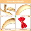 Red Apple Napkin Rings Set of 4/6 Fall Thanksgiving Napkin Holder for Wedding Party Table Decorations Thanksgiving Table Decor