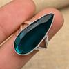 Indicolite Tourmaline Gemstone Handmade Jewelry Solid 925 Sterling Silver Ring
