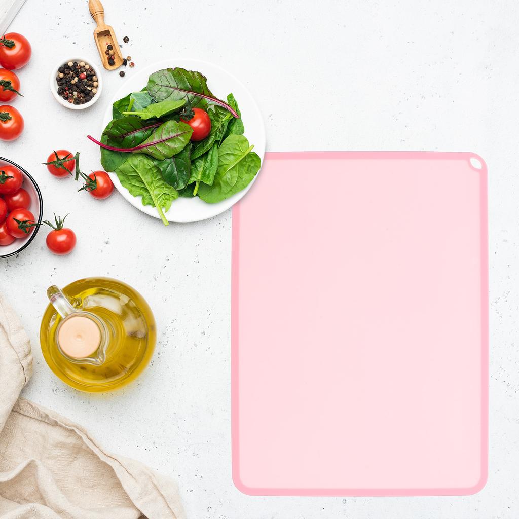 Silicone Placemats For Kids Heat Insulated Waterproof Non-Slip Dining Table Mats Kitchen Bar Mat Camping Travel Use