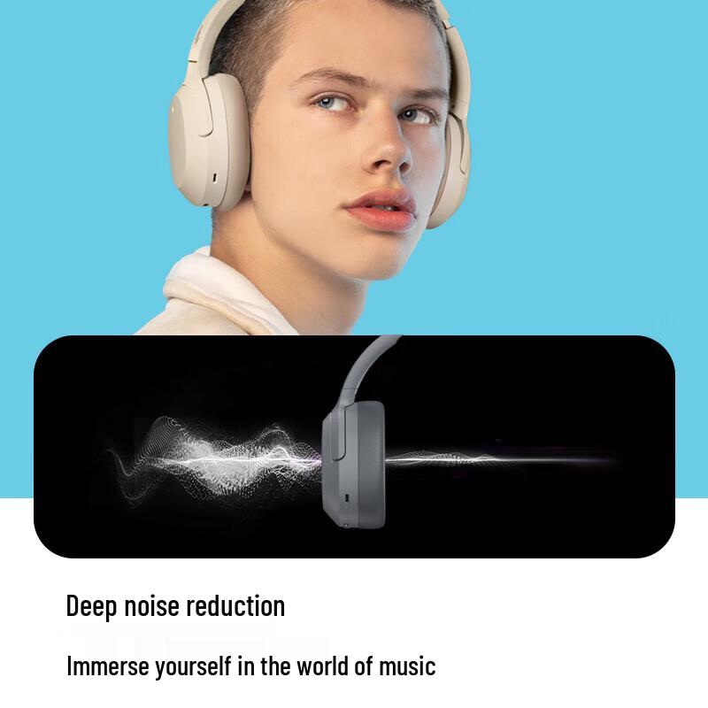 EDIFIER W820NB Active Noise Cancelling Over-Ear Bluetooth Headphones