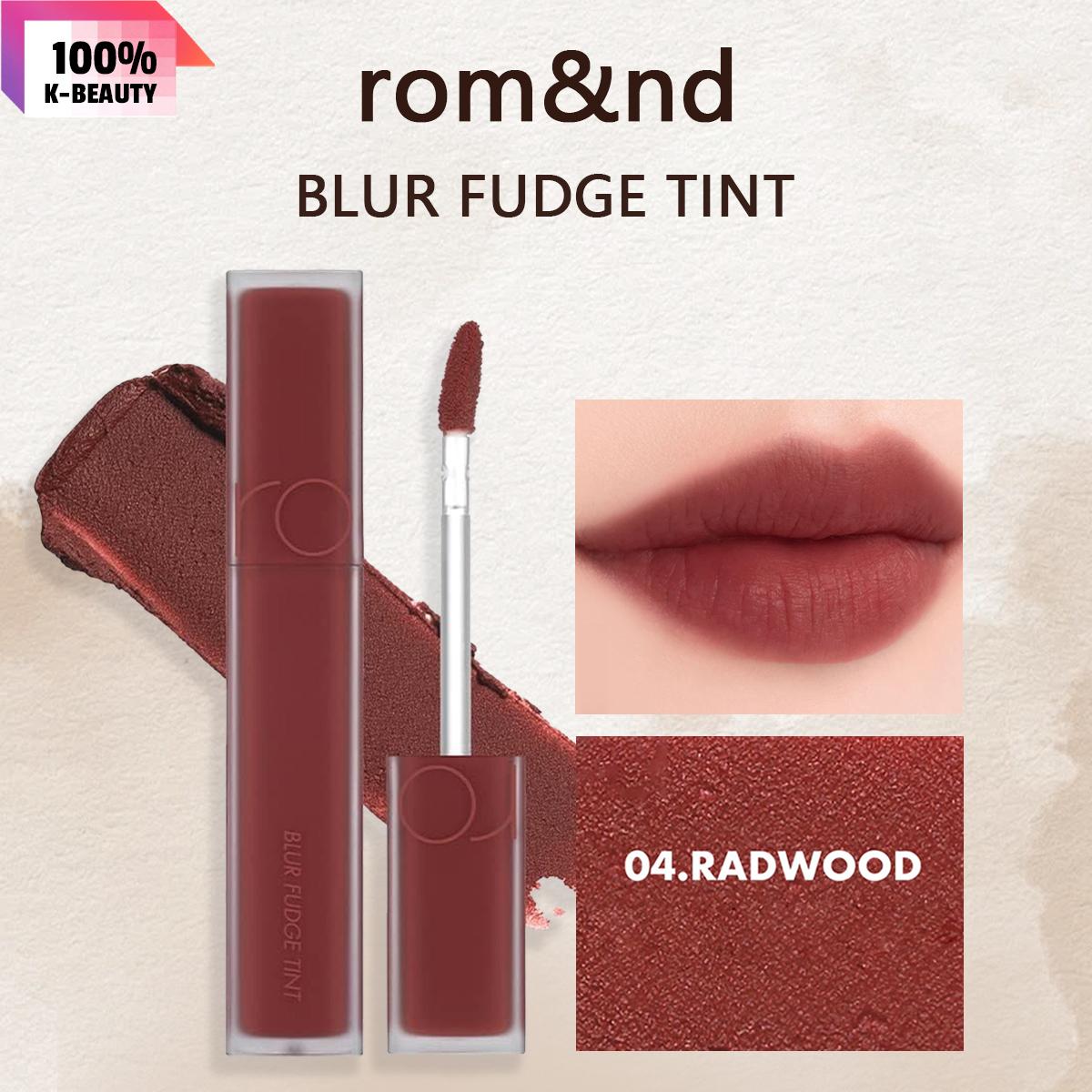 

Rom&nd Romand BLUR FUDGE TINT, Оксамитові матові губи 5.0г/0.18унції (7 варіантів кольору) 04 RADWOOD