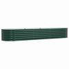 Elevated Planter Box Green 320 X 80 X 44 Cm Steel