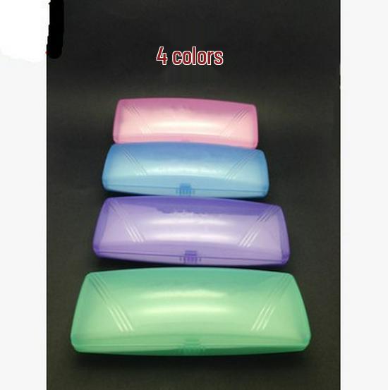 

Transparent Plastic Polarized Glasses Case 15x5x3 cm