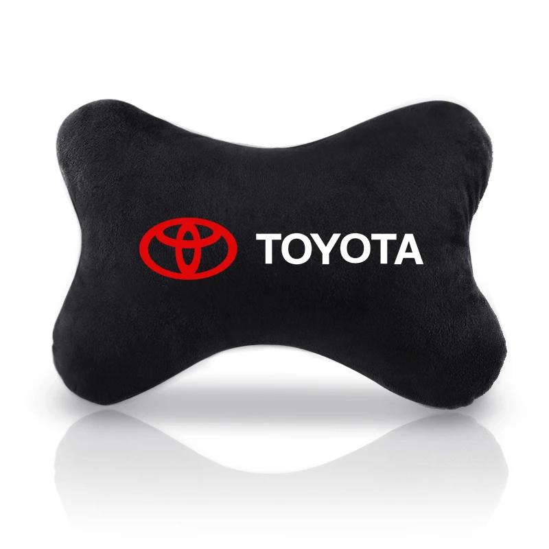 Toyota 2026 Nové poklice Čtyři roční období Univerzální Prodyšný Plyšový Potah na autosedačku a Hračka na opěrku hlavy Autolepka Toyota