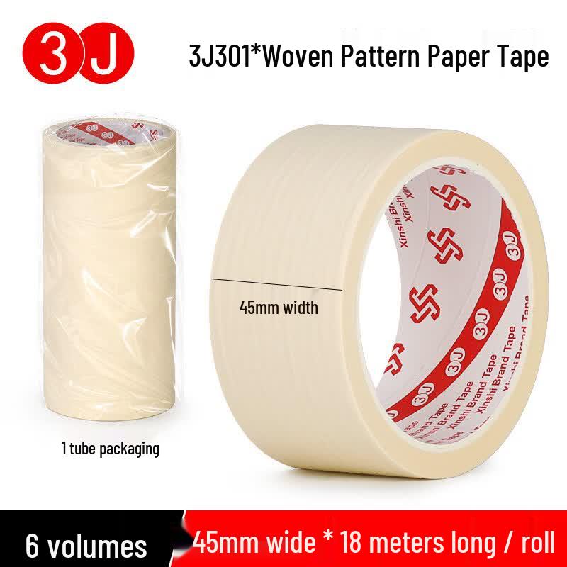 3J Writable & Hand-Tearable Masking Tape
