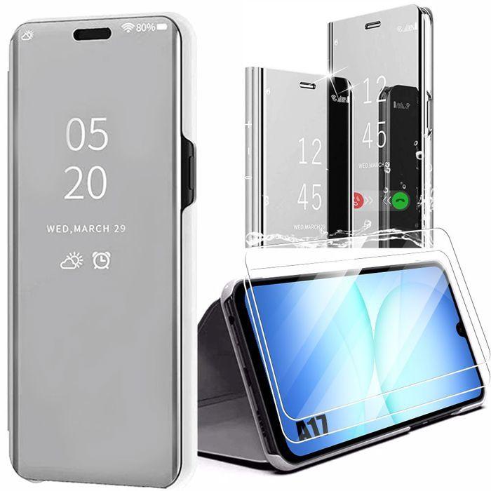 Coque de Protection - BOOLING - pour Samsung Galaxy A17 5G/4G - Effet Miroir Argenté - Antichoc - Smart Case