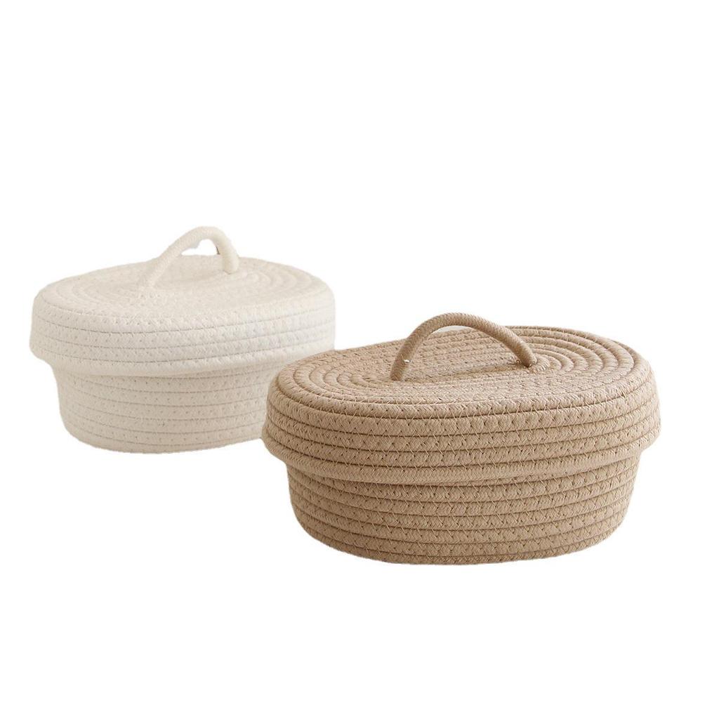 Desktop Dustproof Cotton Storage Box for Phones, Cosmetics, Snacks, Needle & Thread