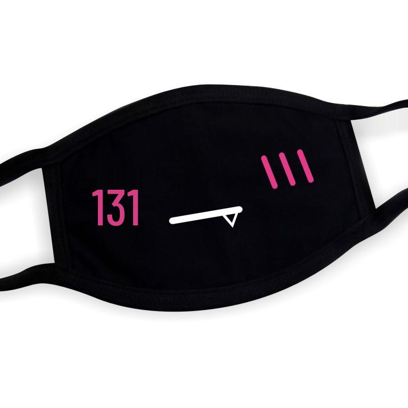 Masque Émoticône Mode: Masque Anti-poussière en Coton Respirant Amusant pour le Vélo - Design Anime Unisexe