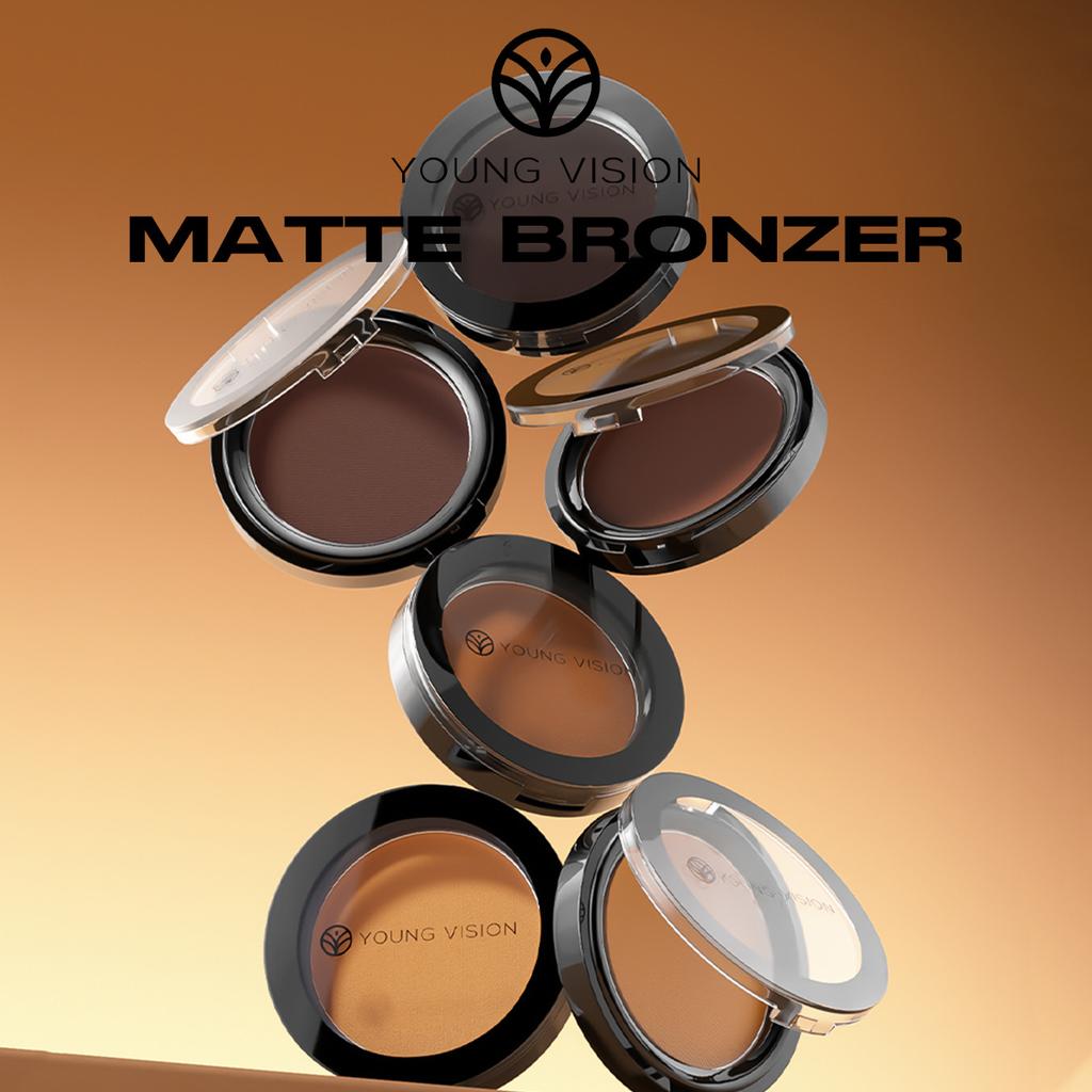 Matt Bronspuder Hårfäste Nässkugga Integrerad Finishingplatta Täckande Grått Hår Hårfästesskuggpuder