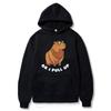 Funny Ok I Pull Up Capybara Potisk Mikina Unisex Dámská Móda Mikiny Streetwear Mikiny JDM Automobile Culture