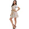 Womens Oktoberfest Costume German Bavarian Dress Female Bartender Maid Dress for Halloween Carnival