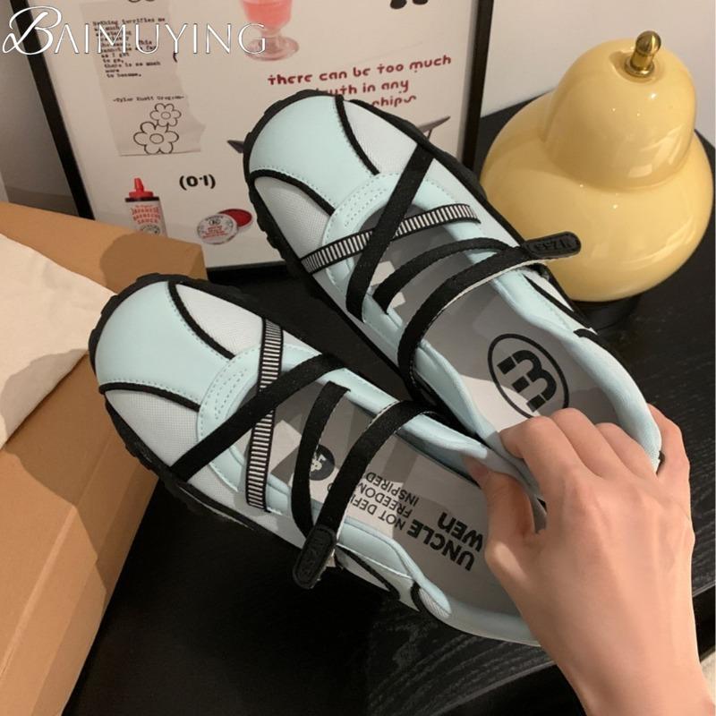 Women Casual Loafers Sneakers Sport Shoes Woman Flat Sandals 2025 Brand Summer Marie Janes Shoes Mesh Breathable Comfort Zapatos