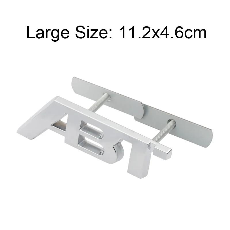 Car Front Grille Badge Trunk Sticker Side Letters Badge for Volkswagen ABT Sagitar Golf Polo Passat Tiguan Touareg Jetta Lavida